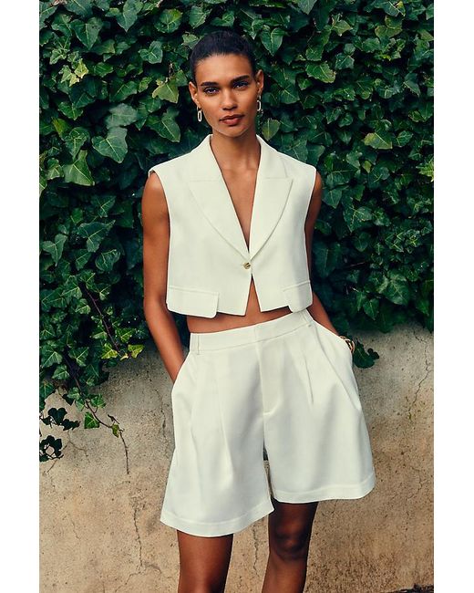 Maeve Black Tailored Shorts