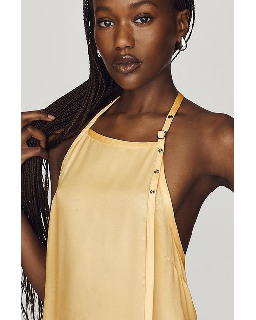 Maeve Natural Silky Halter Top