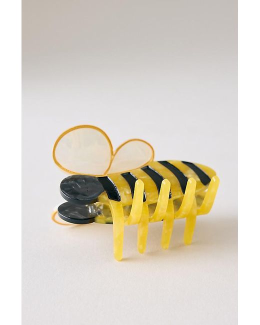 Solar Eclipse Multicolor Handpainted Bee Claw Hair Clip