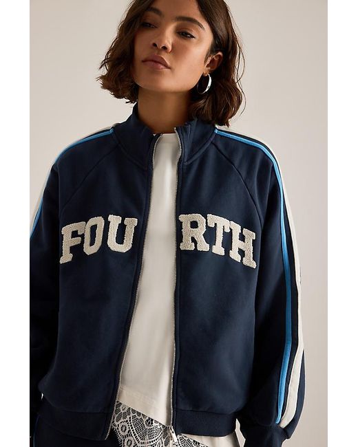 4th & Reckless Blue Taylor Bomber Jacket