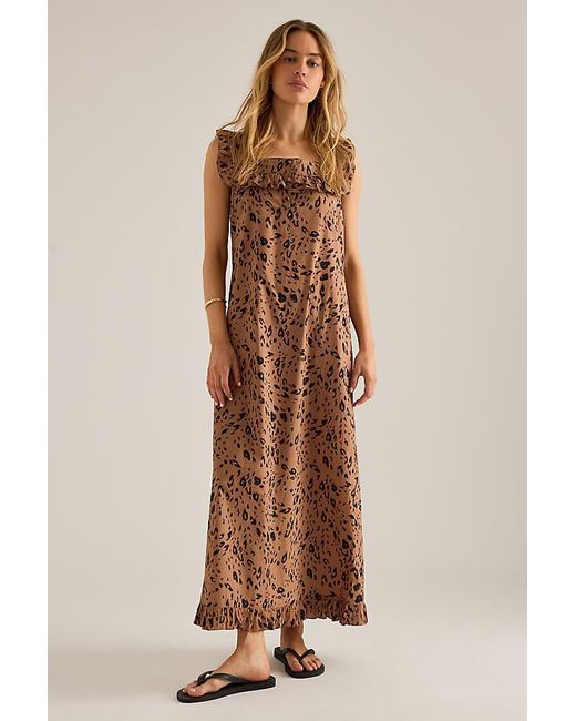It's 9pm Natural Lucinda Organic Cotton Maxi Dress