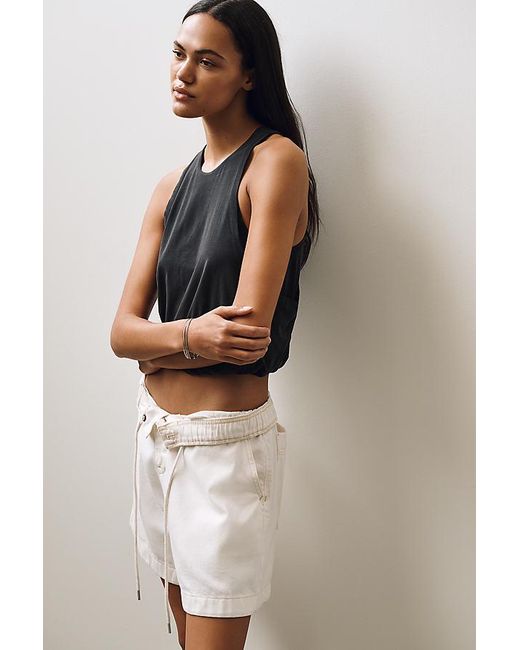 Daily Practice Black Bubble Twist Tank Top