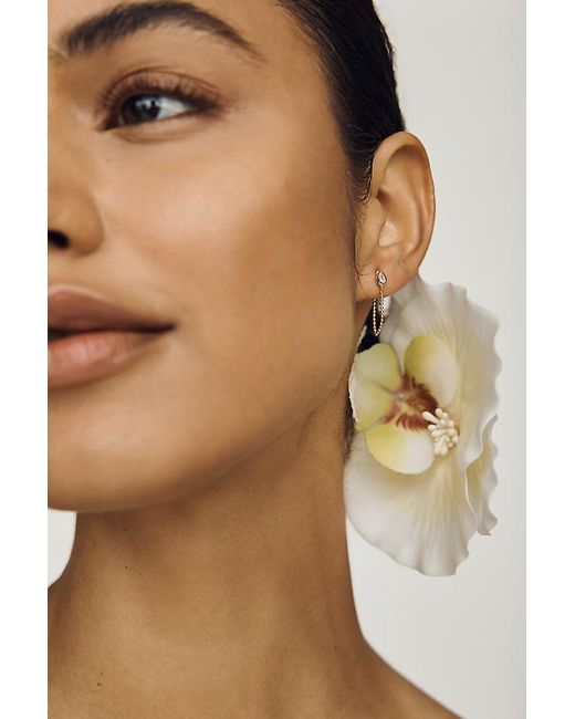 By Anthropologie Yellow Orchid French Hair Pin