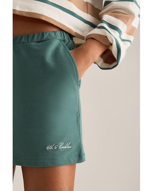 4th & Reckless Green Emily Boxer Shorts