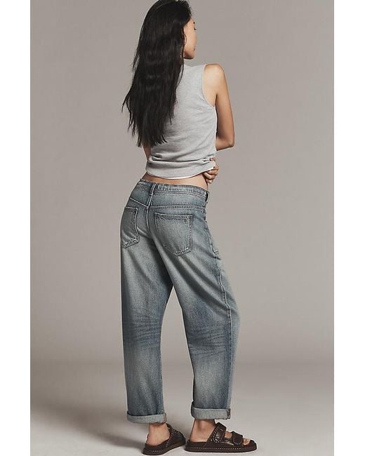 Pilcro Blue The Jenna Mid-Rise Relaxed Jeans By