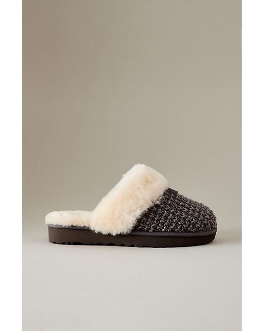 Ugg Gray Cosy Knitted Sheepskin Slippers