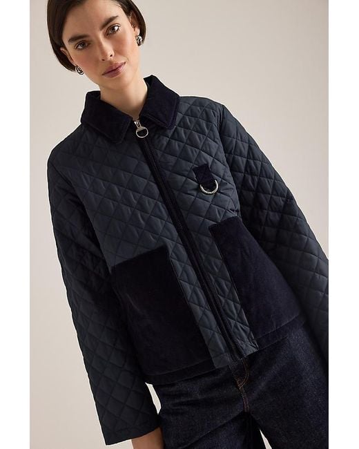 Barbour Blue Aylesby Quilted Jacket