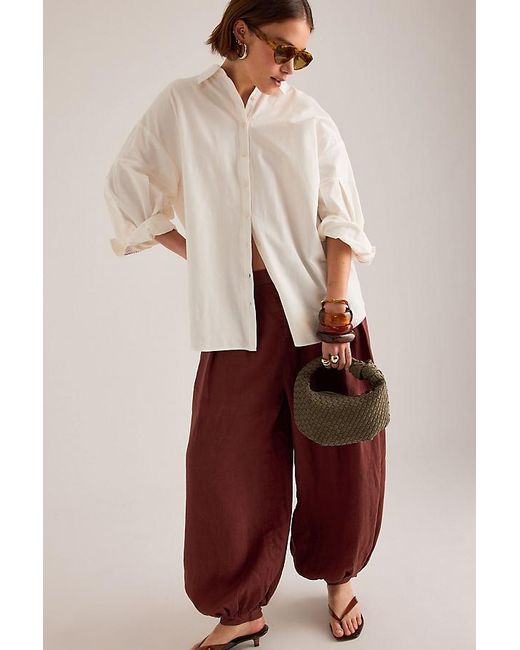 Melie Bianco Brown Larissa Woven Faux-Leather Shoulder Bag