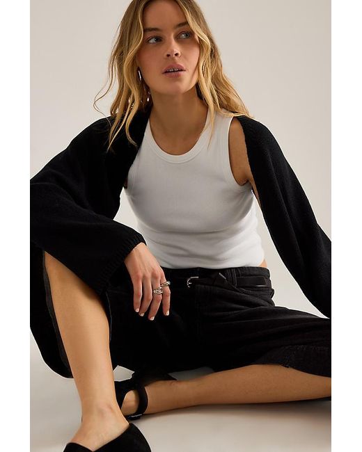 By Anthropologie Black Knit Shrug