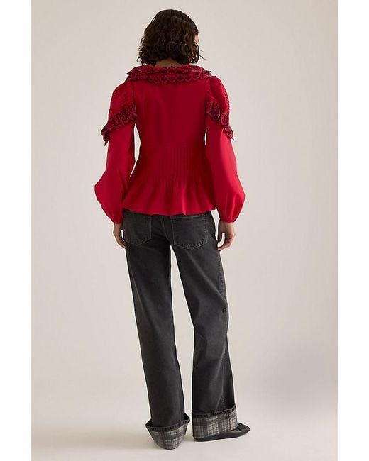 Damson Madder Red Sylvie Reversible Jeans