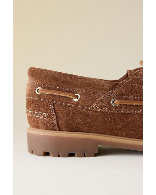 Vagabond Brown Vagabond Joslyn Suede Boat Shoes