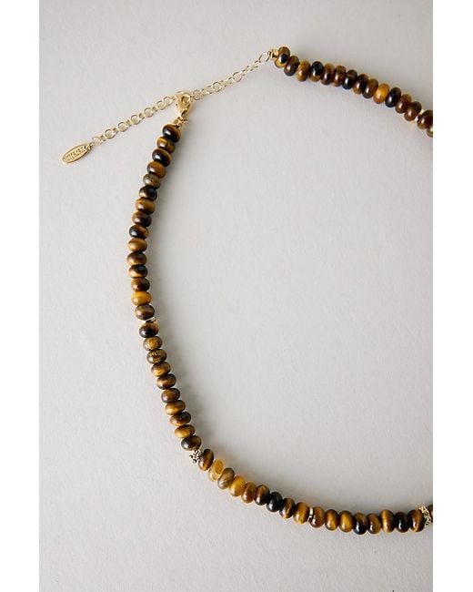 By Anthropologie White Beaded Necklace