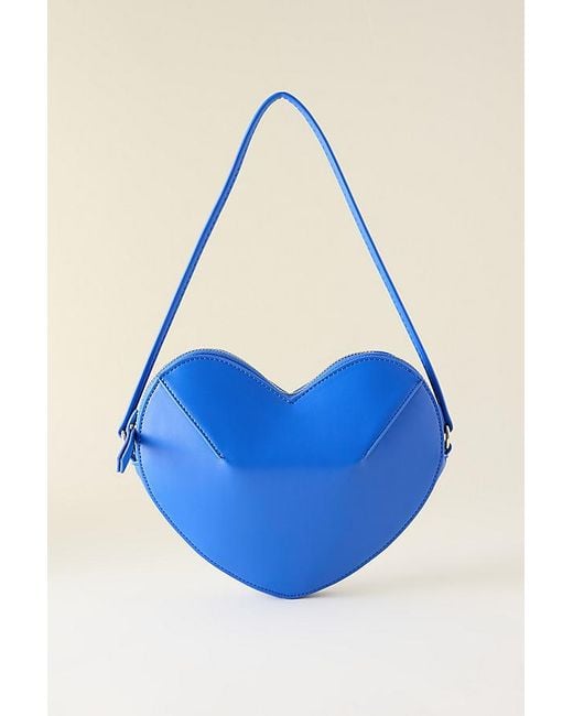 By Anthropologie Blue The Heart Bag