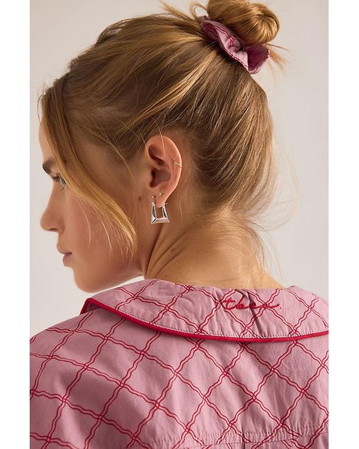 TBCo Pink Lattice Long Pyjama Set