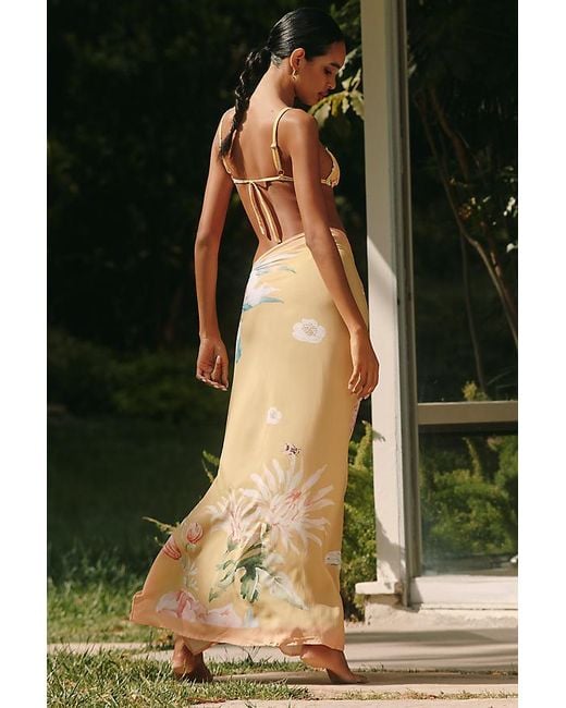 MALAI Green Musk Tassel Sarong