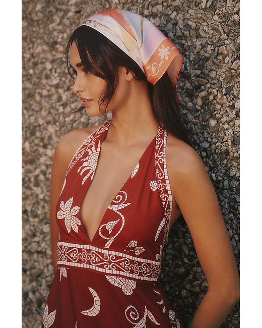 Celandine Multicolor Scarf Dress