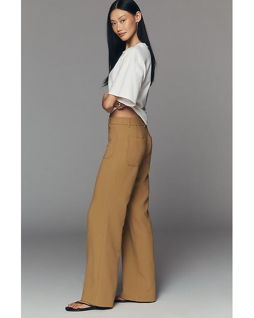 Maeve Gray Jude Wide-Leg Trousers