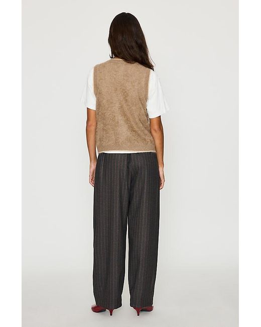By Anthropologie Multicolor Stripe Tailored Barrel Trousers