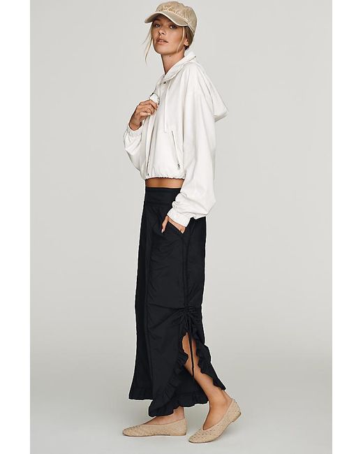 Daily Practice White Ruffle Trousers