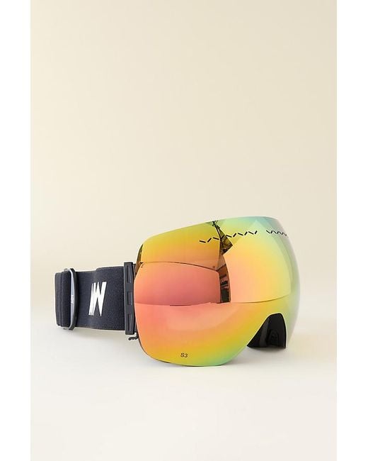 Messyweekend Orange Orbit Ski Goggles