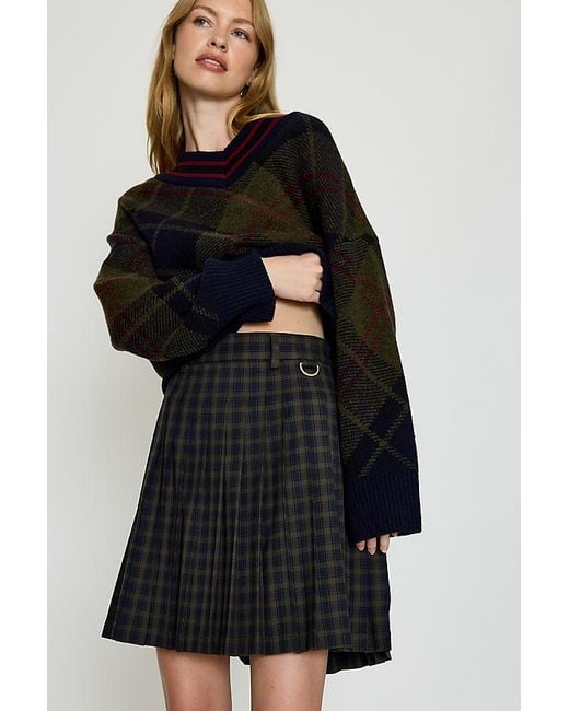 Barbour Black Carville Mini Skirt