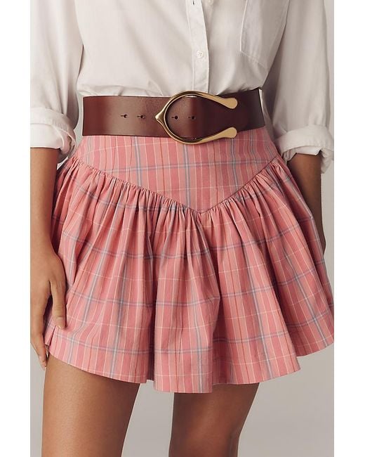 By Anthropologie Brown Western Spur Waist Belt