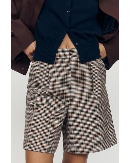 Maeve Multicolor Lowslung Trouser Shorts