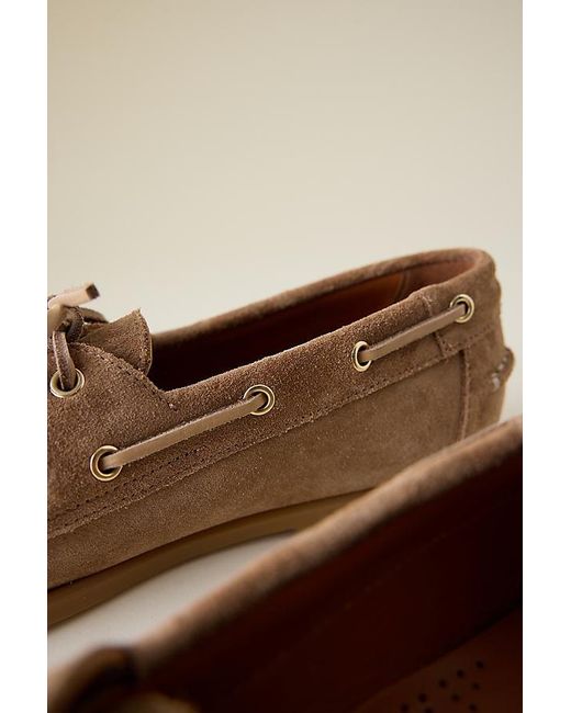 Vagabond Natural Vagabond Loui Suede Boat Shoes