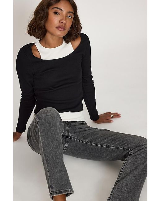 Levi's Black 501 Original Straight Jeans
