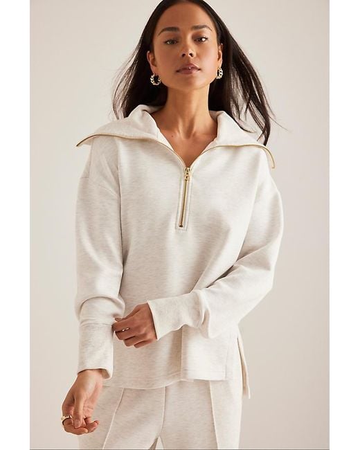 Varley Natural Larson Half-Zip Sweatshirt
