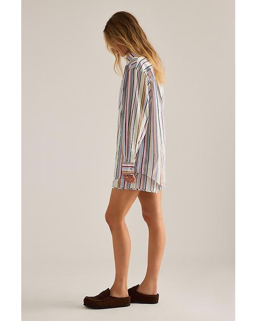 It's 9pm Multicolor Jessie Organic Cotton Shirt & Shorts Pyjama Set