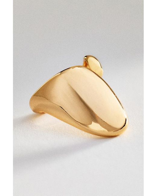 By Anthropologie White Molten Statement Rings