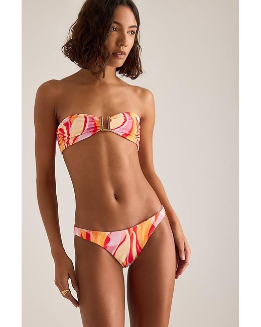 Away That Day Red Amalfi Bikini Bottoms
