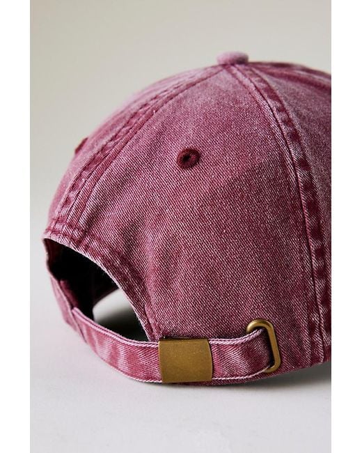 By Anthropologie Pink Pasta La Vista Embroidered Baseball Cap