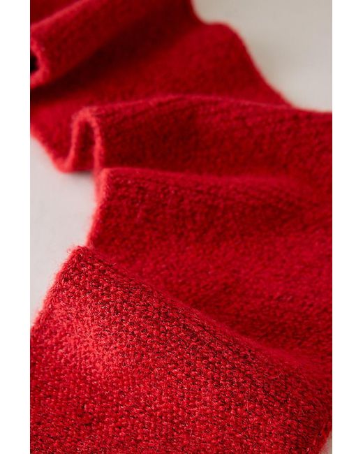 By Anthropologie Red Skinny Neckerchief