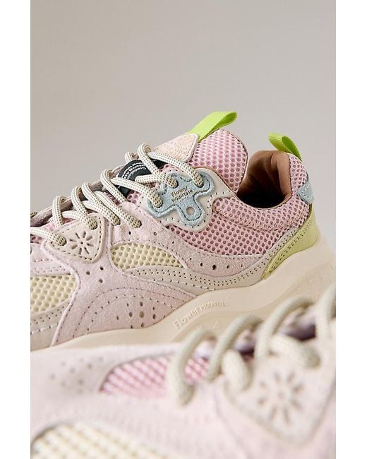 Flower Mountain Pink Wave Trainers