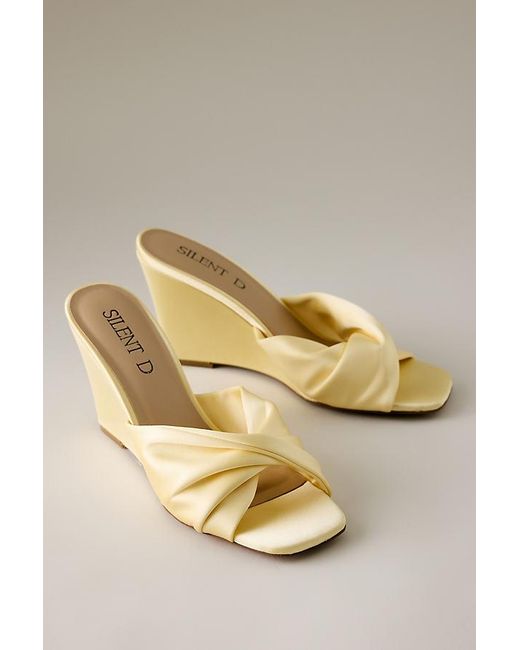 Silent D Pink Katia Wedge Heels