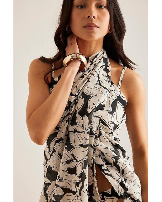 Peony Natural Staple Sarong