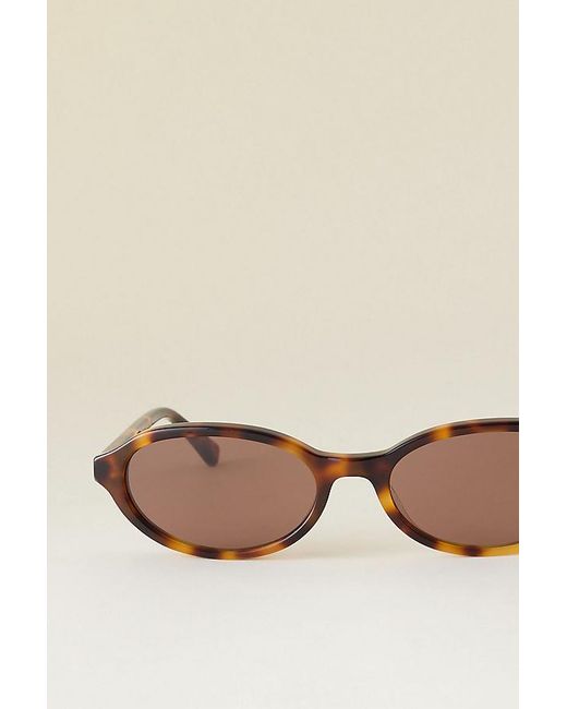 Messyweekend Natural Milo Rectangle Sunglasses