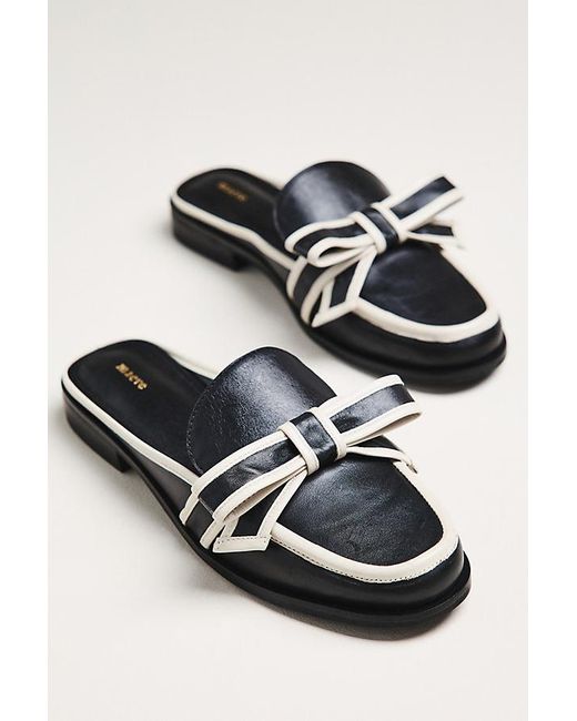 Maeve Green 3D Bow Loafer Slides