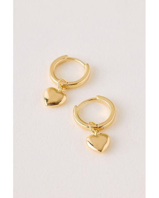 Enamel Copenhagen Natural Amore Huggie Hoop Earrings