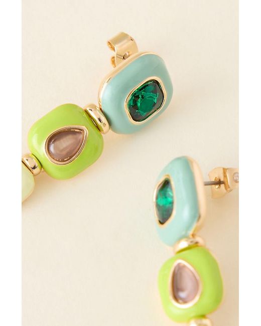 By Anthropologie Yellow Stone Drop Earrings