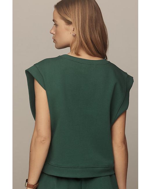 Daily Practice Green Sleeveless Muscle Top