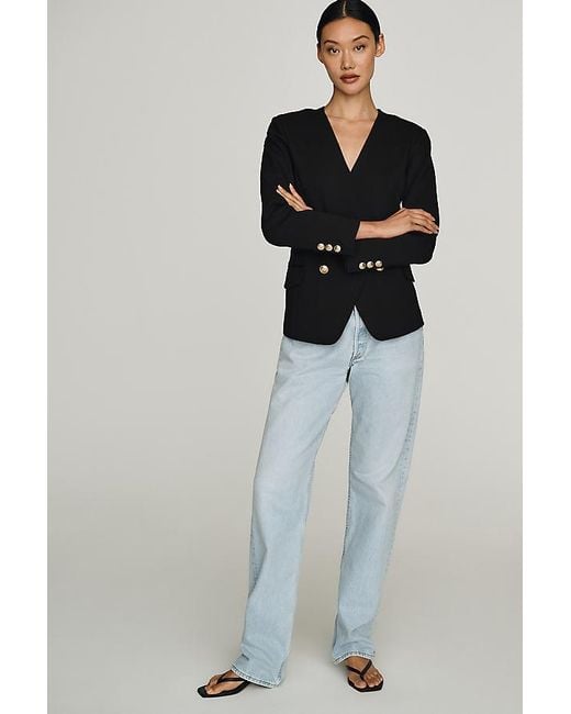 Maeve Black Tailored Blazer