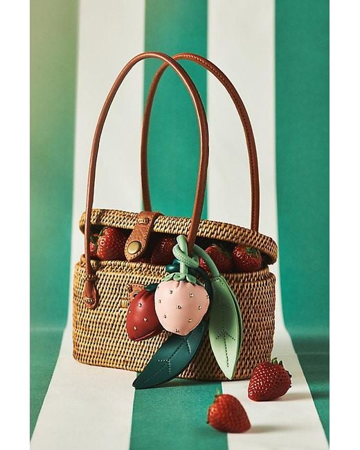 Melie Bianco Green Fruit Bag Charm