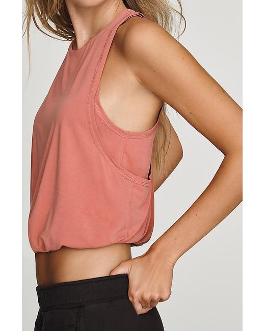 Daily Practice Red Bubble Twist Tank Top