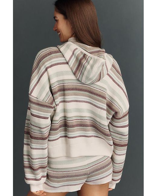 Daily Practice Natural Thermal Zip-Up Cardigan