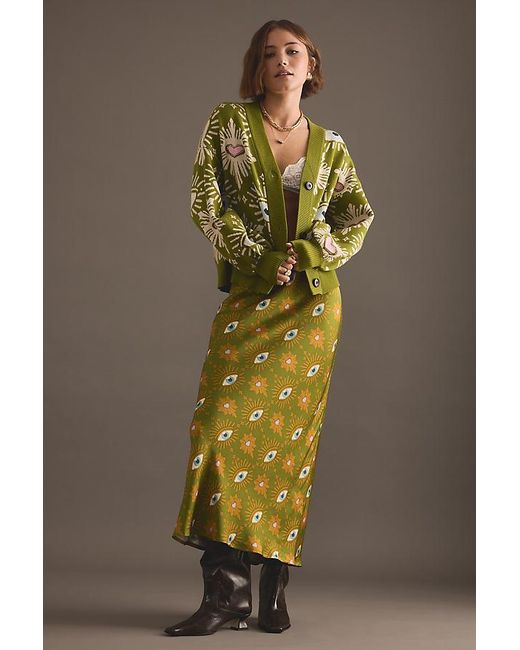 never fully dressed green skirt Women's Olive & Pink Lily Skirt in - Size 2