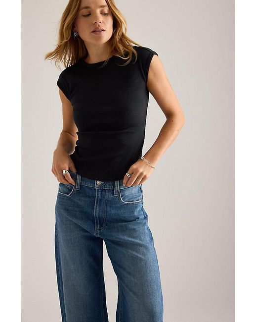PAIGE Blue Ariella Ankle Barrel Jeans