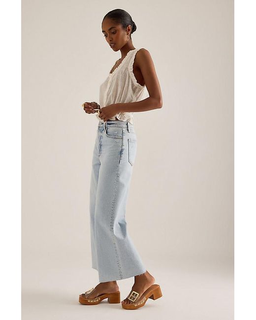 Pistola Blue Lana Crop Wide-Leg Jeans